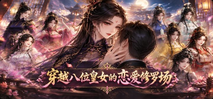穿越八位皇女的恋爱修罗场 封面