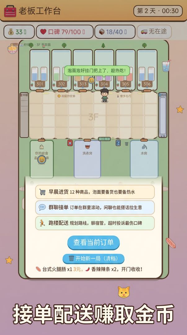 宿舍小卖部游戏截图