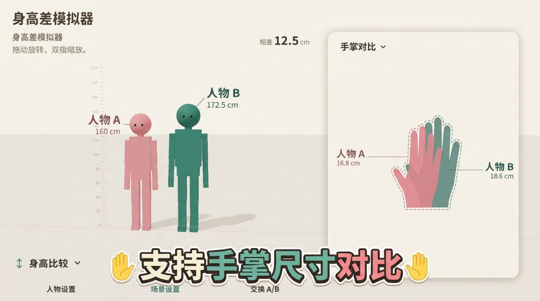 身高差模拟器游戏截图