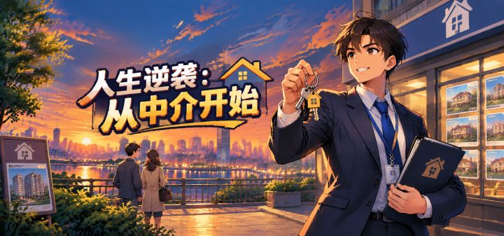 人生逆袭:从中介开始 封面
