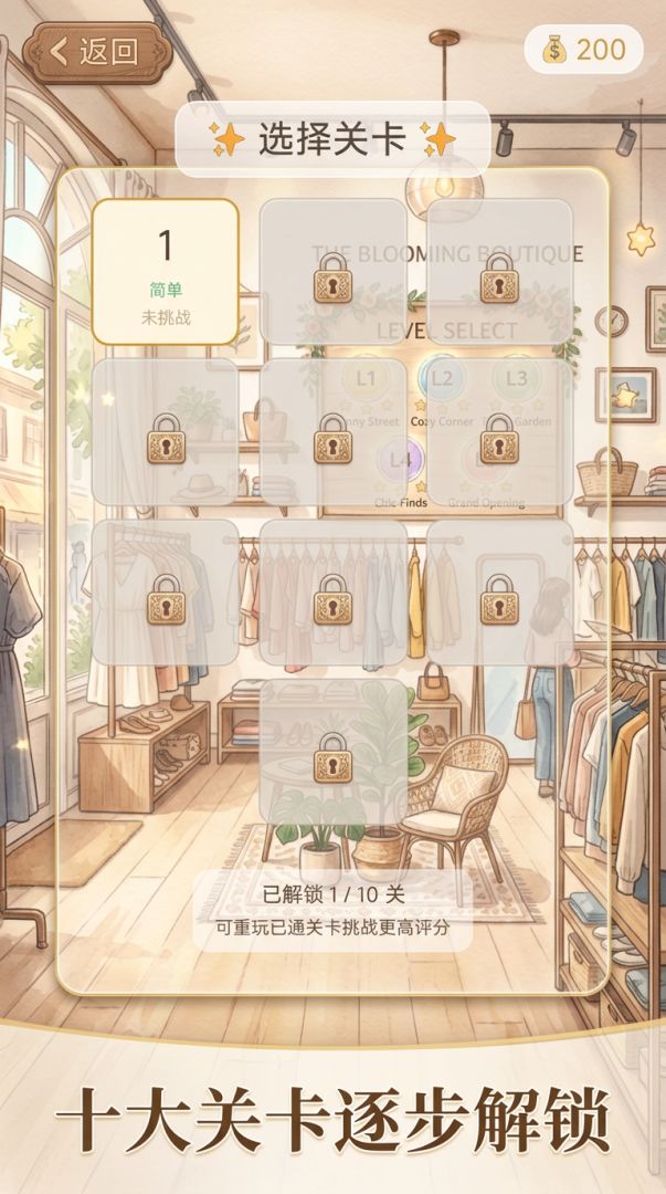 时尚服装店游戏截图