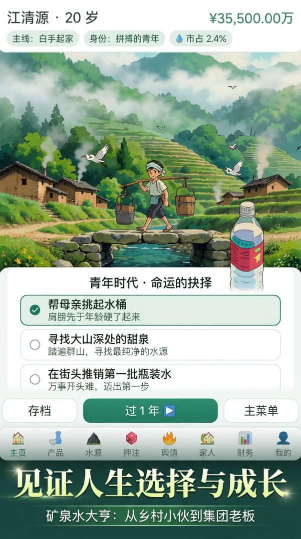 矿泉水大亨:从乡村小伙到集团老板游戏截图