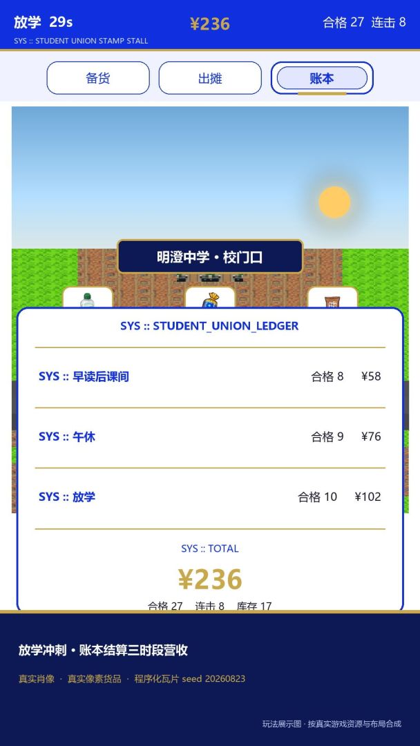 课间盖章铺游戏截图