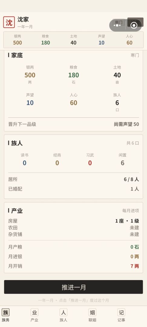 古代家族:家主模拟器游戏截图