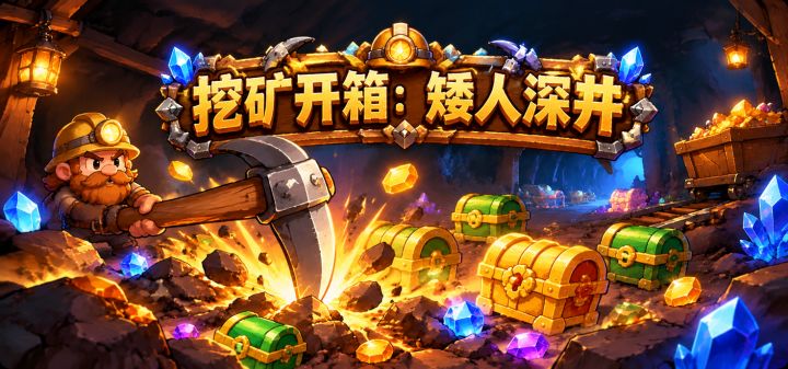 挖矿开箱:矮人深井 封面