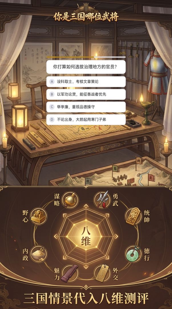 你是三国哪位武将游戏截图