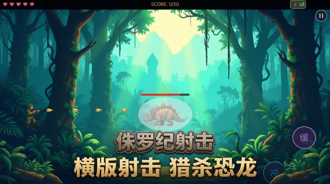 侏罗纪射击游戏截图