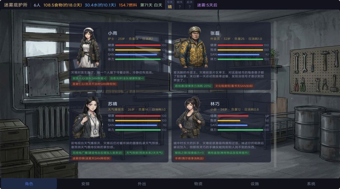 迷雾庇护所游戏截图