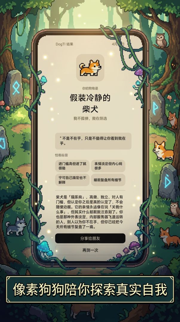 DogTI狗狗人格测试游戏截图