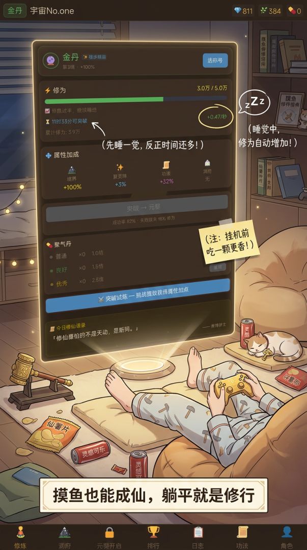 修仙？修个锤子游戏截图