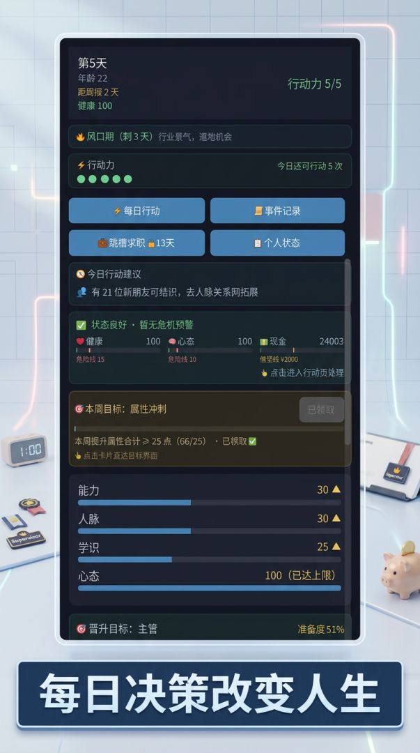 人生经营游戏截图