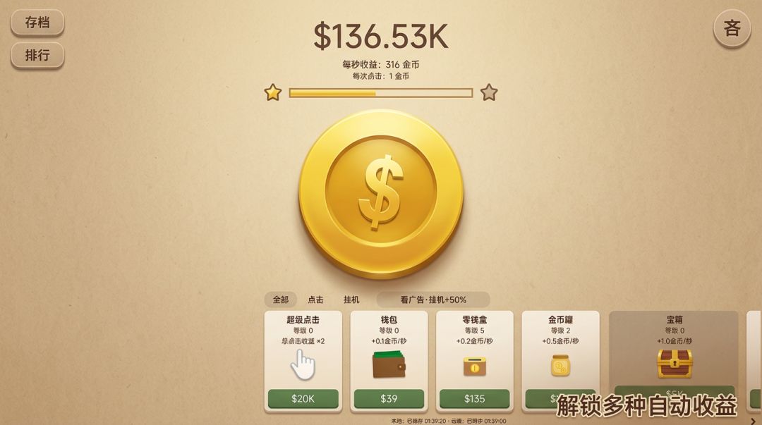 超级金币游戏截图