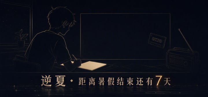逆夏 · 距离暑假结束还有7天 封面