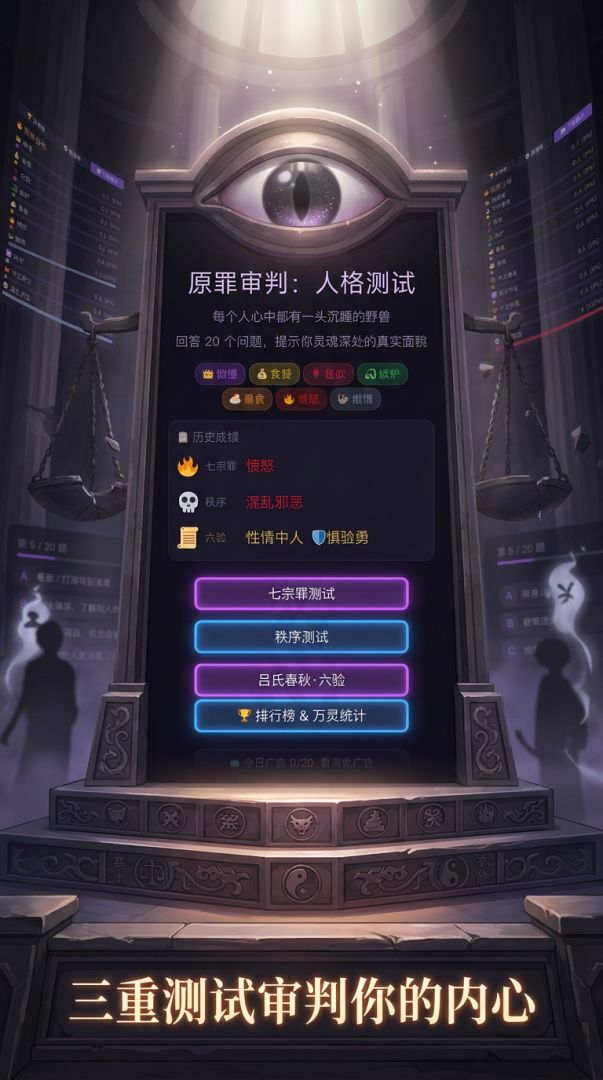 原罪审判:人格测试游戏截图
