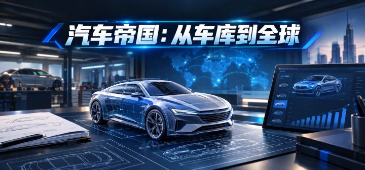 汽车帝国：从车库到全球 封面