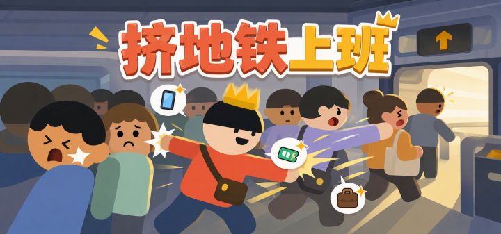 挤地铁上班 封面