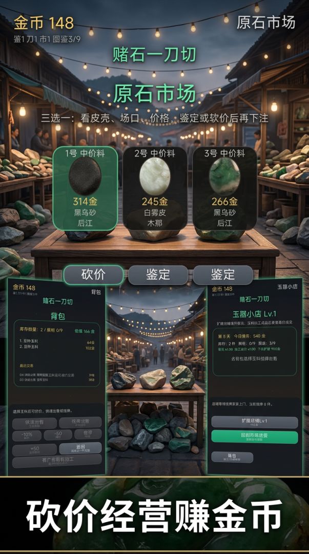 赌石一刀切游戏截图