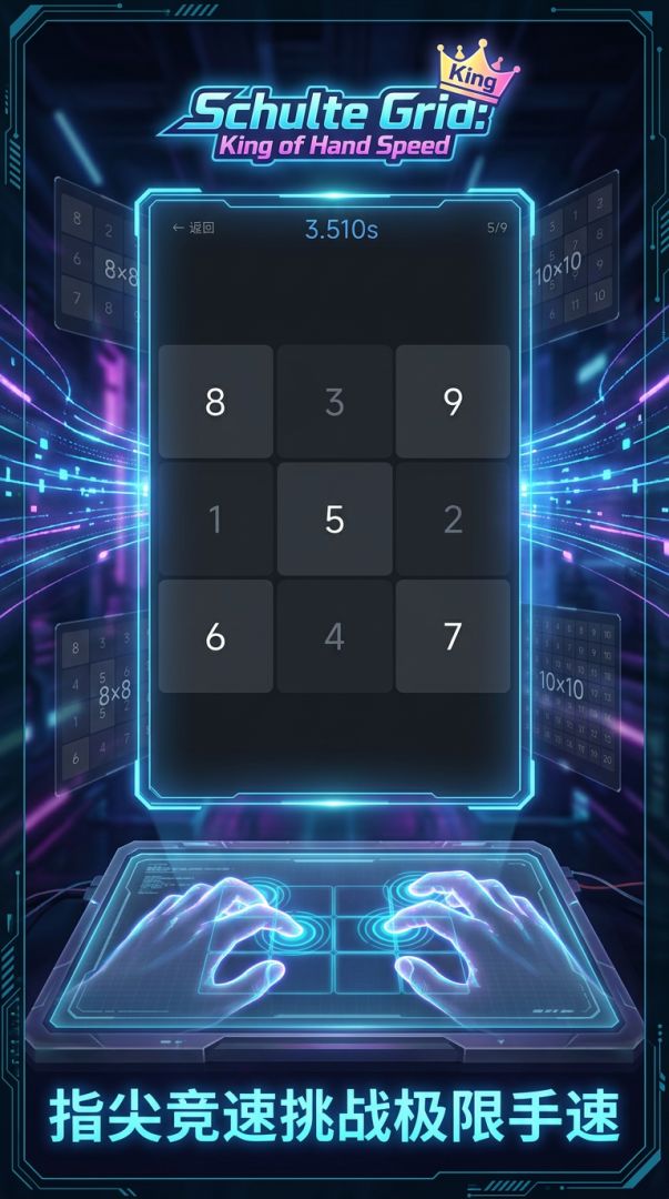 舒尔特方格:王者手速游戏截图