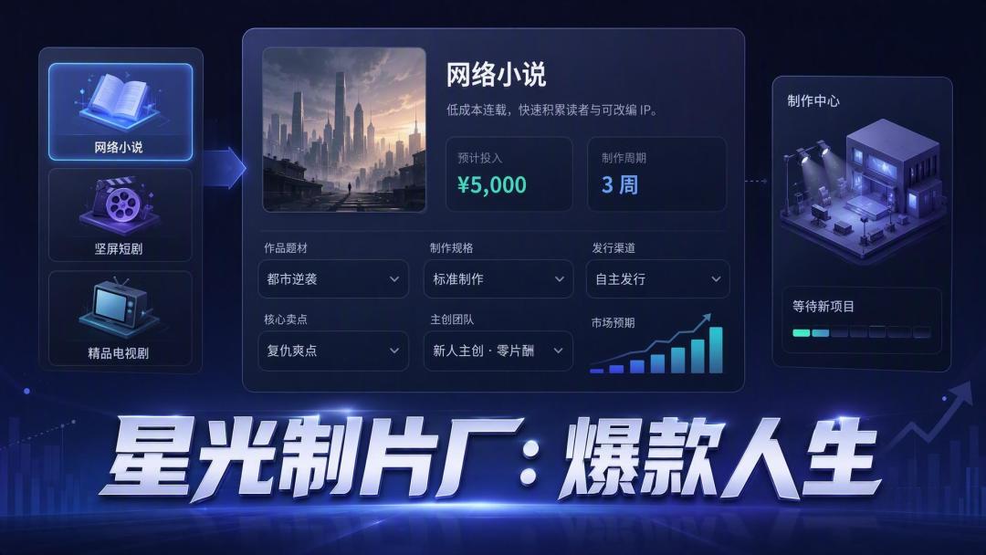 星光制片厂:爆款人生游戏截图
