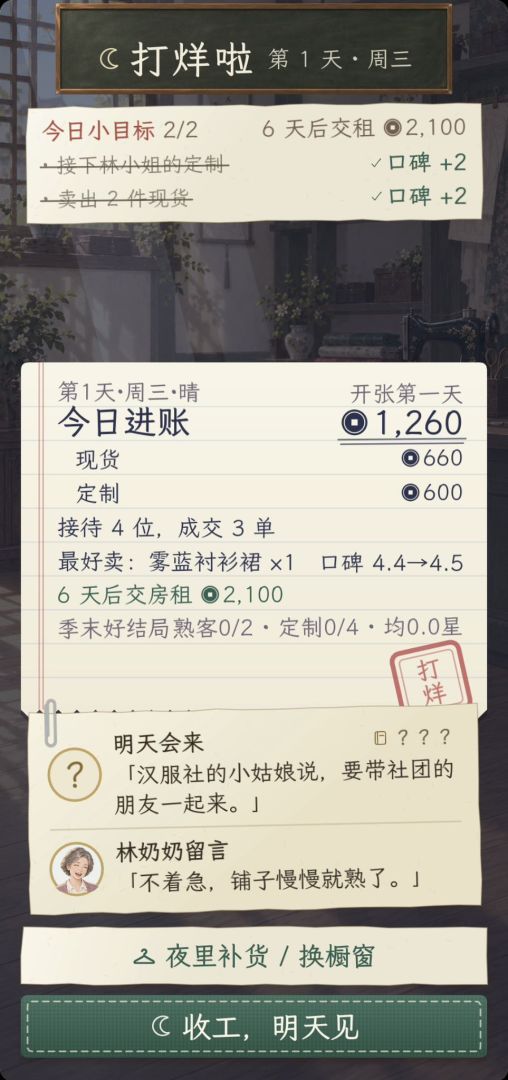 小衣铺开张啦游戏截图