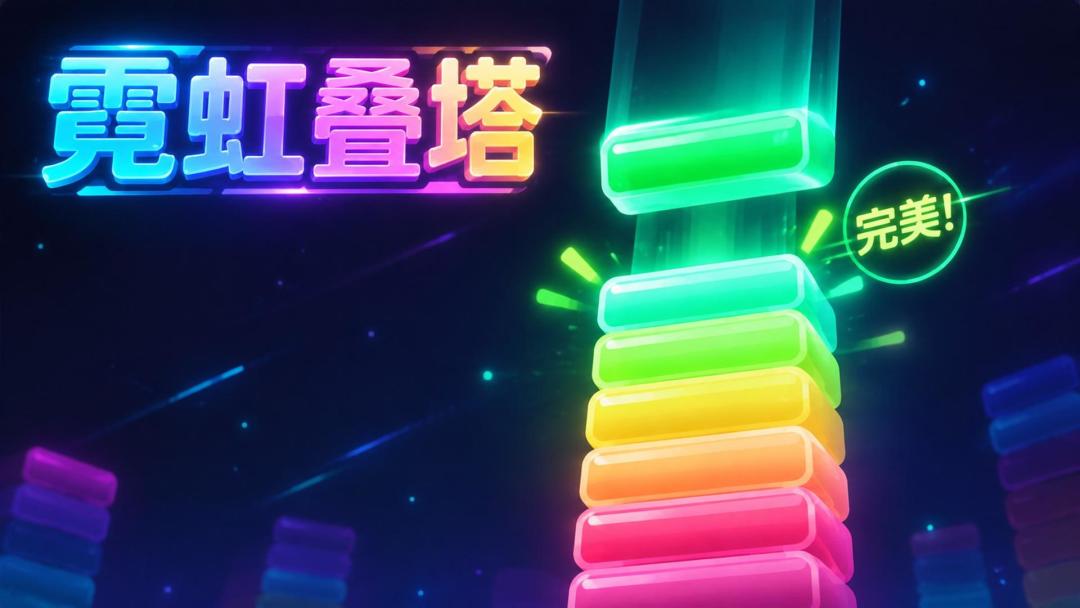 霓虹叠塔游戏截图