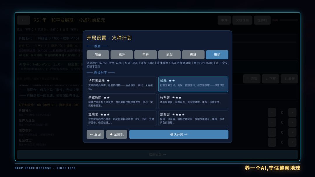 AI 纪元:深空防线游戏截图