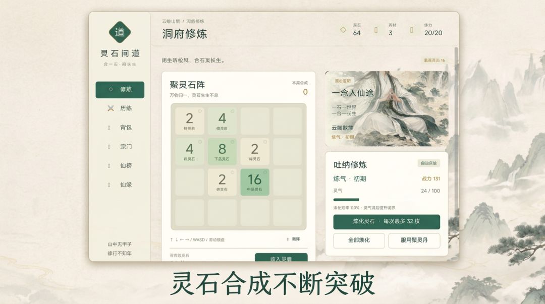 2048一念问仙游戏截图