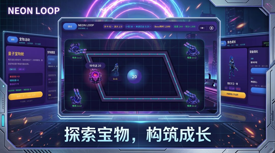 霓虹回环游戏截图