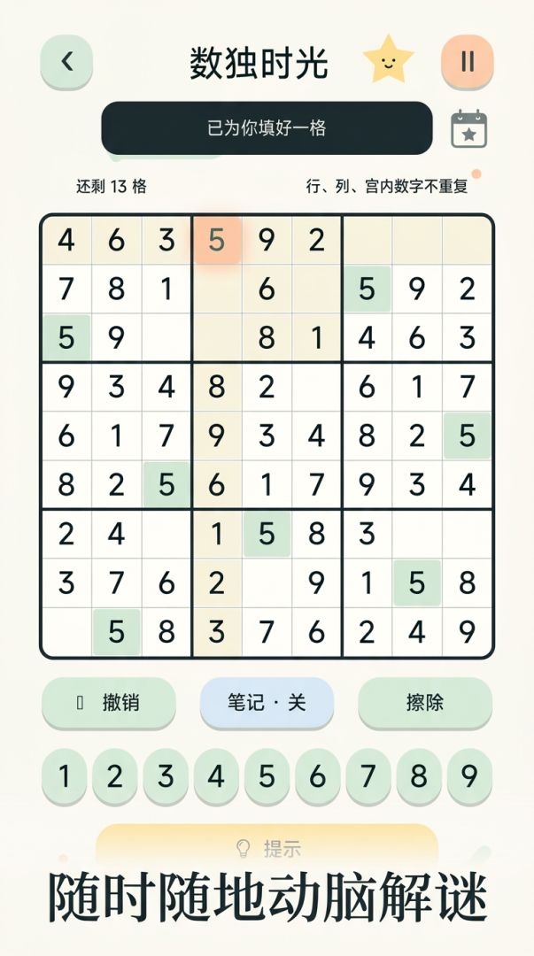 数独时光游戏截图