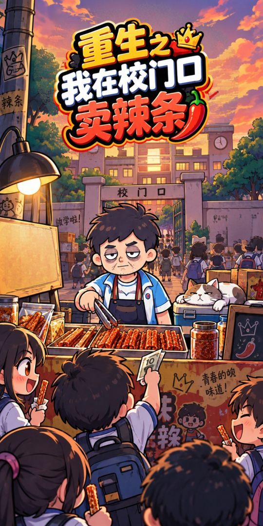重生之我在校门口卖辣条游戏截图