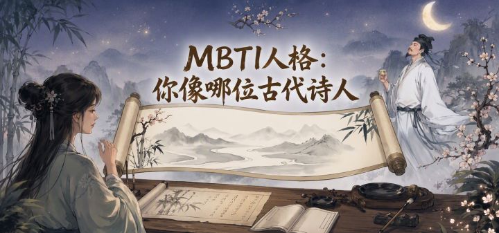 MBTI人格：你像哪位古代诗人 封面