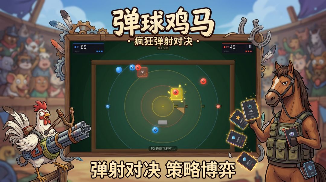 弹球鸡马游戏截图