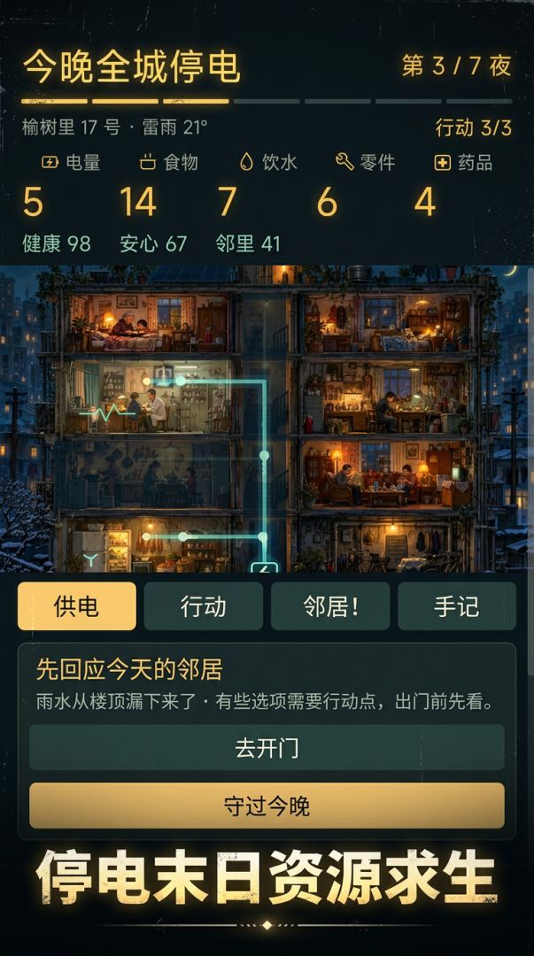 今晚全城停电游戏截图