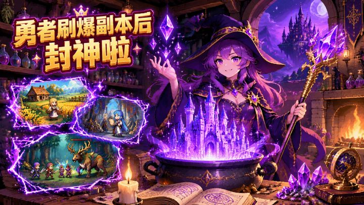 勇者刷爆副本后封神啦 封面