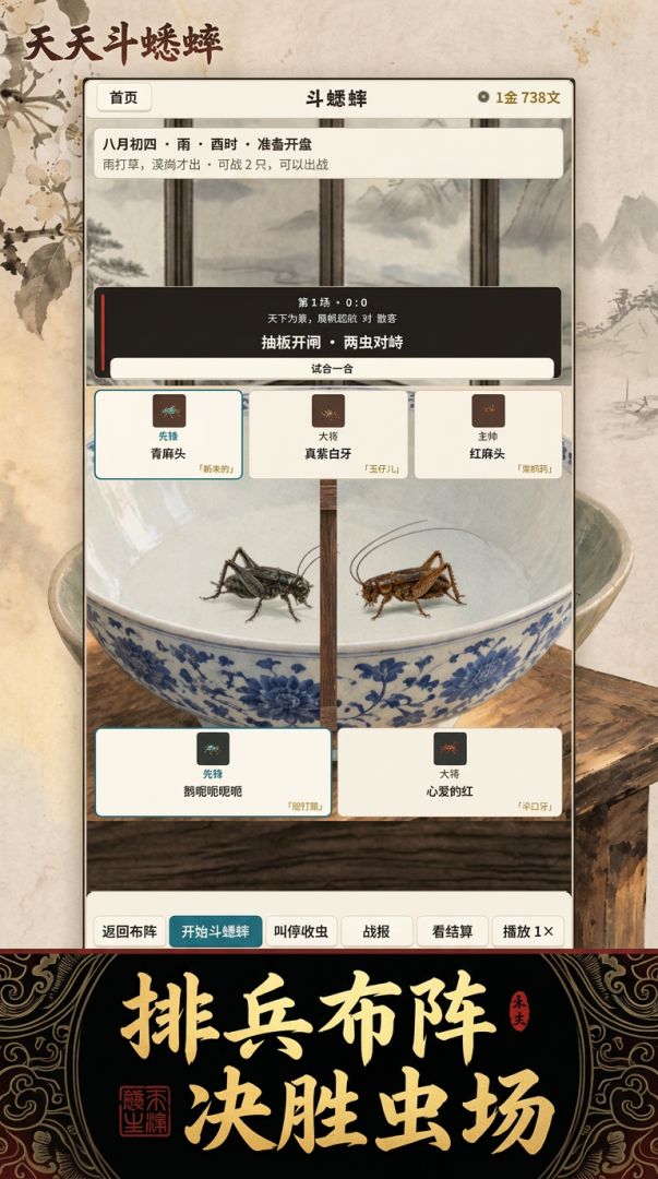 天天斗蟋蟀游戏截图