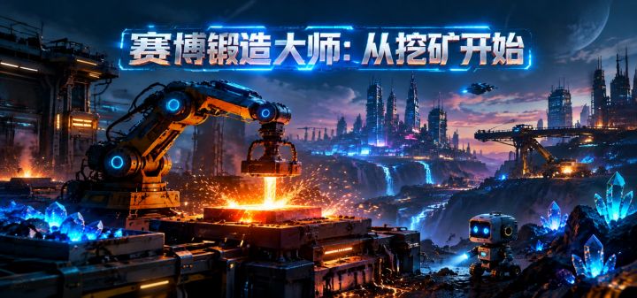 赛博锻造大师：从挖矿开始 封面