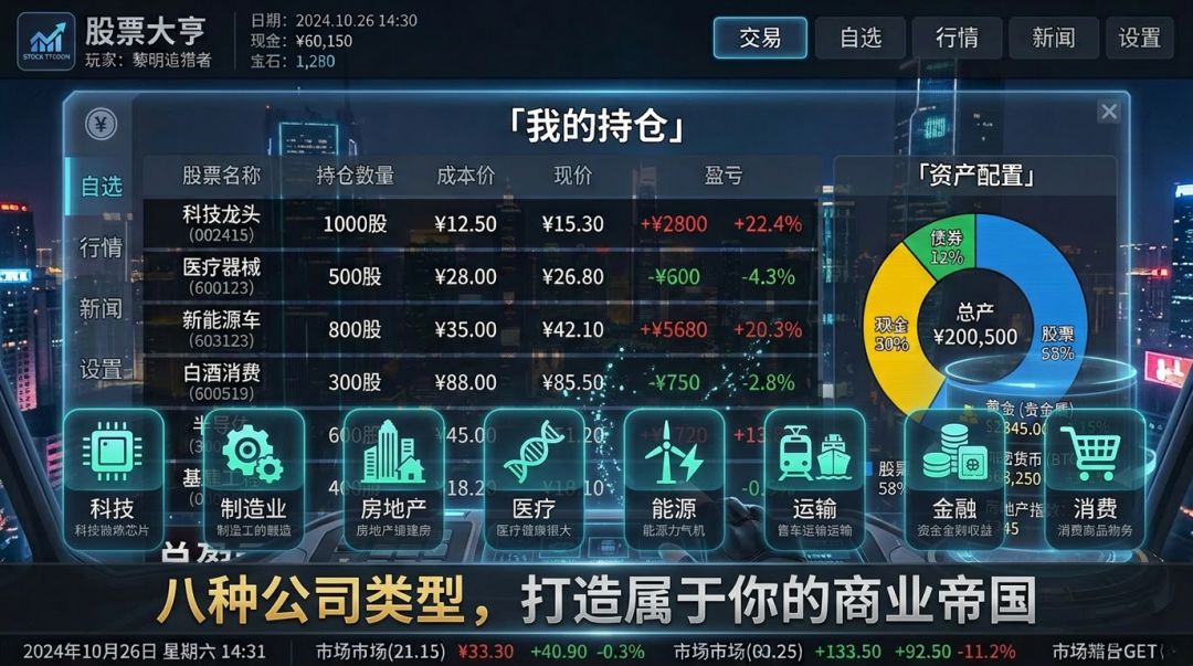 股票大亨游戏截图