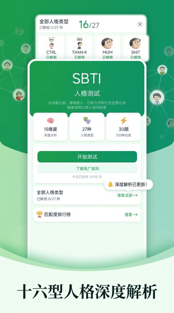 SBTI人格测试游戏截图