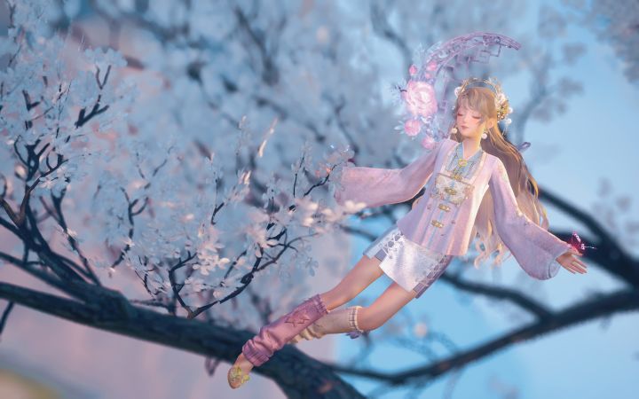 鸟套动作还是太权威了！暖暖小女侠有!截图