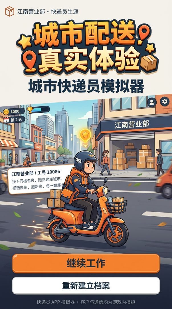城市快递员模拟器游戏截图