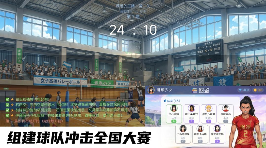 排球少女游戏截图