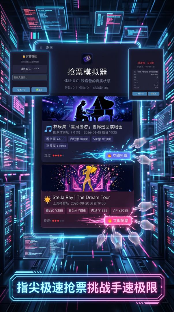抢票模拟器游戏截图