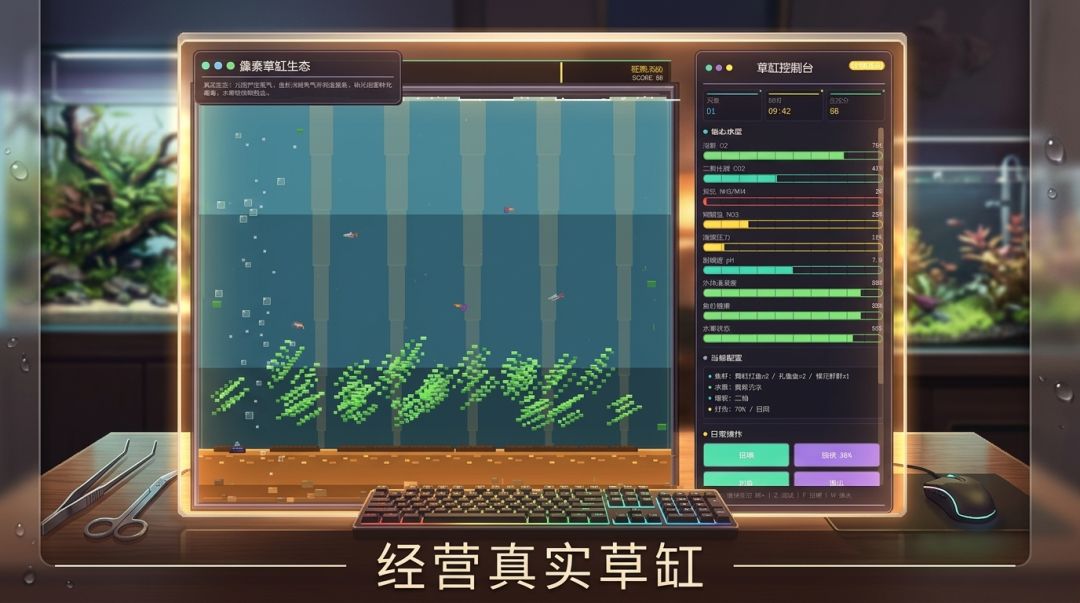 藻素草缸游戏截图