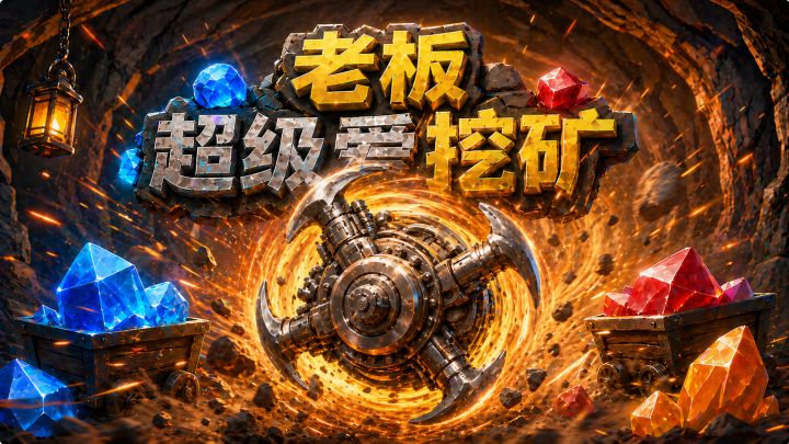 老板超级爱挖矿 封面