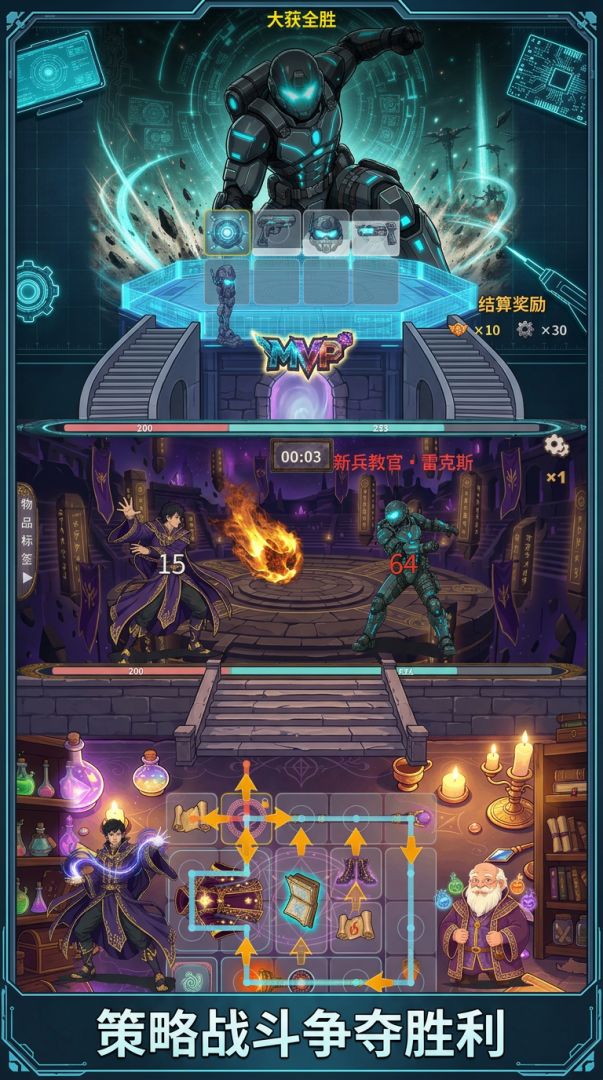 科技VS魔法游戏截图