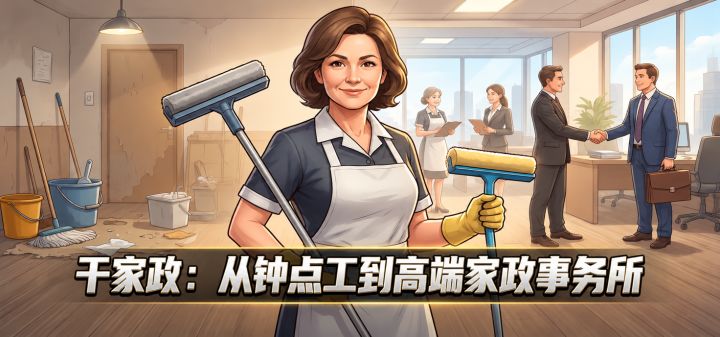 干家政：从钟点工到高端家政事务所 封面