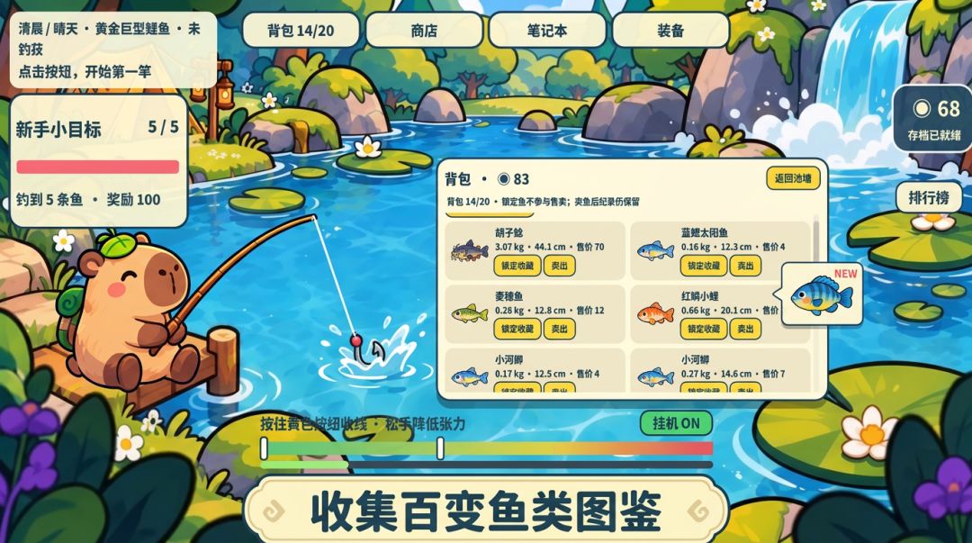 卡卡钓鱼模拟器游戏截图