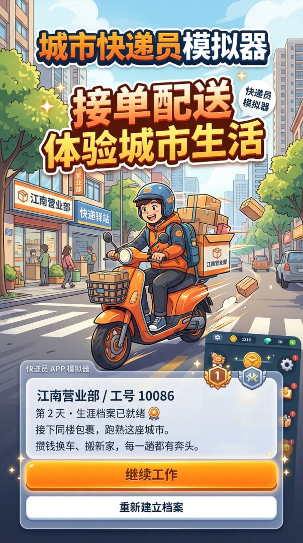 城市快递员模拟器游戏截图