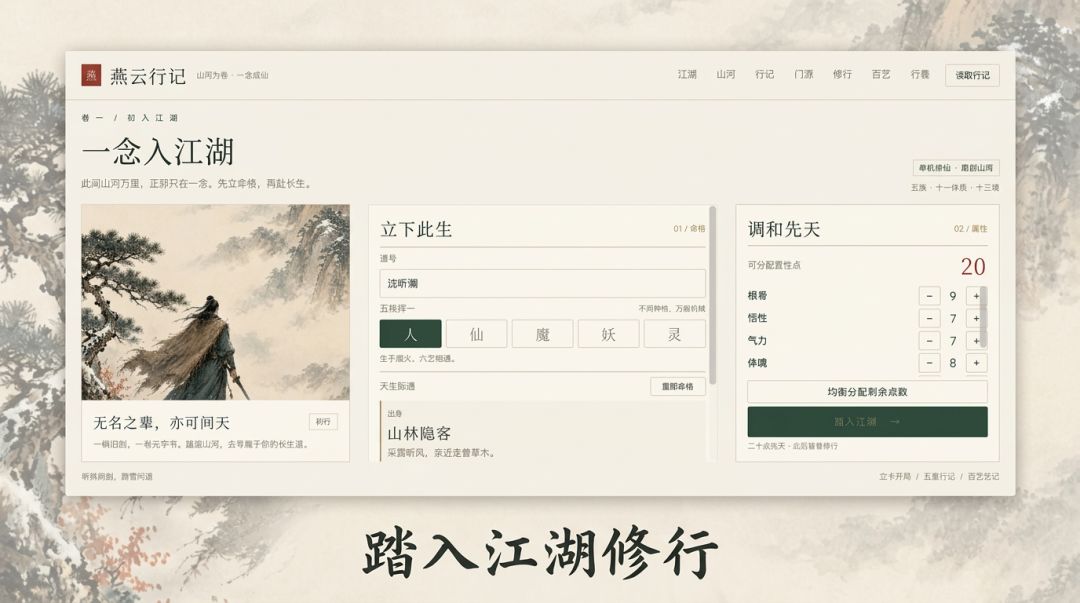 江湖闲游游戏截图