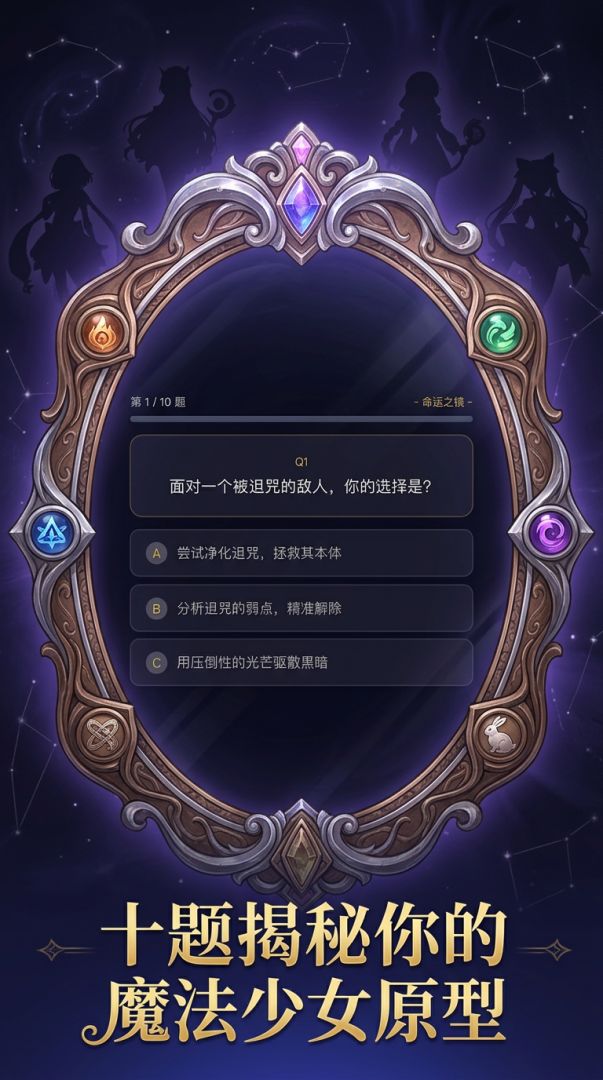 魔法少女模拟器·命运之镜游戏截图